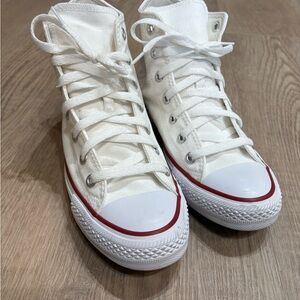 Classic White High-Top Sneakers